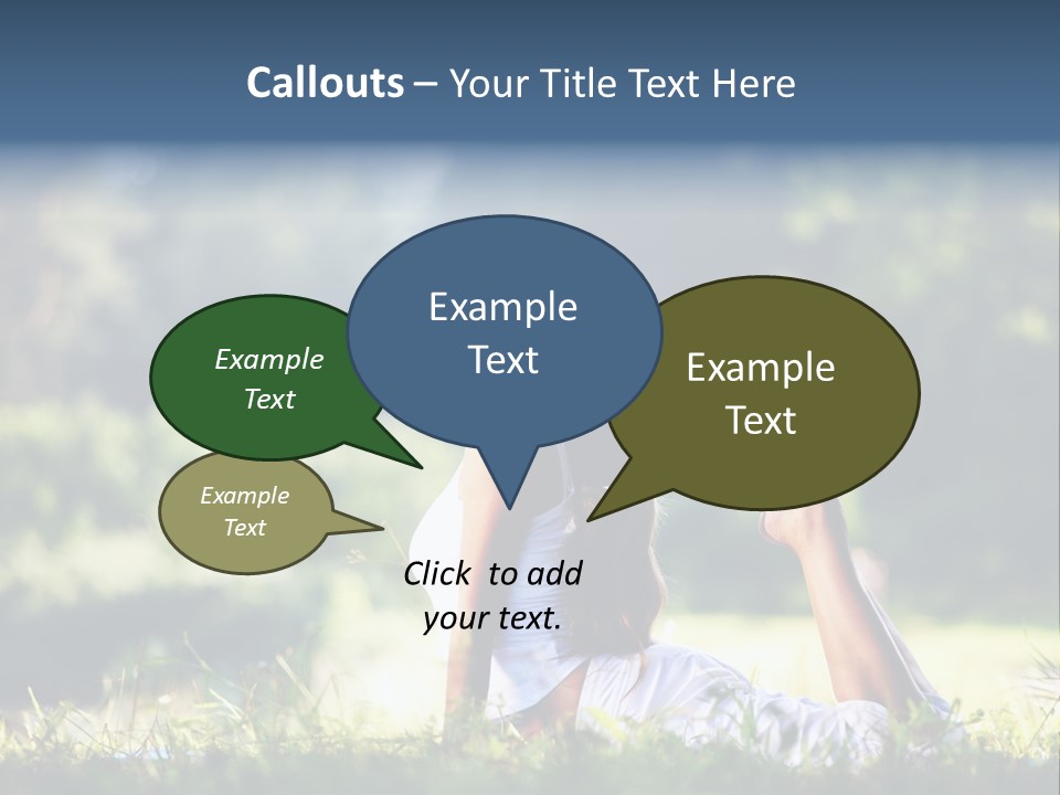 Female Peace  PowerPoint Template