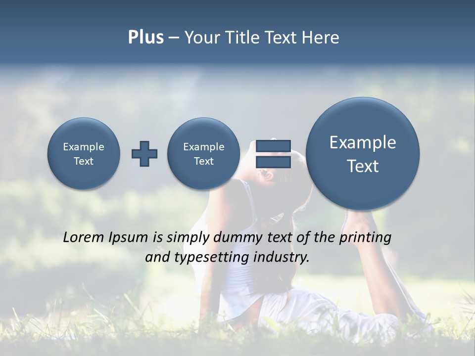 Female Peace  PowerPoint Template