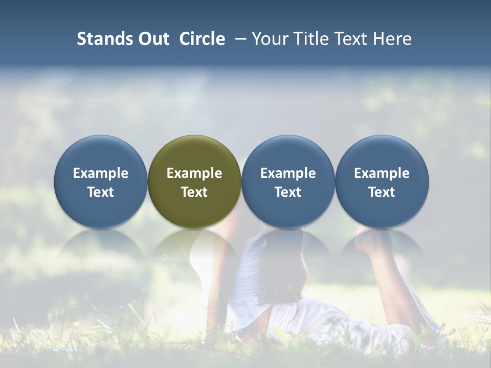 Female Peace  PowerPoint Template