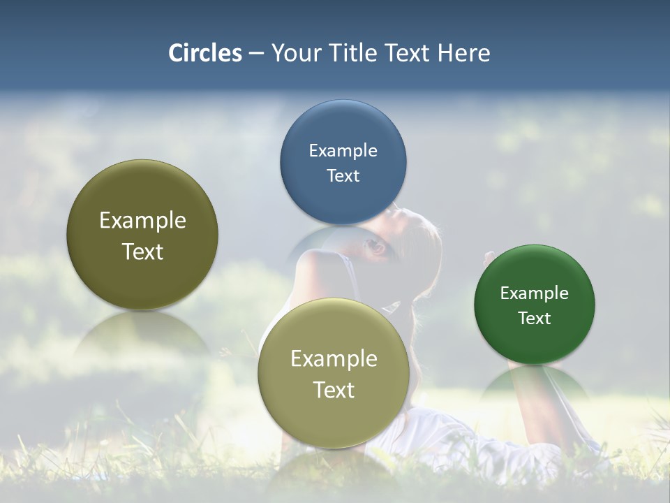 Female Peace  PowerPoint Template