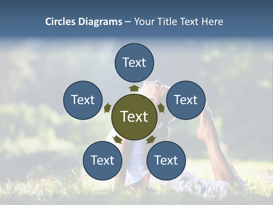 Female Peace  PowerPoint Template