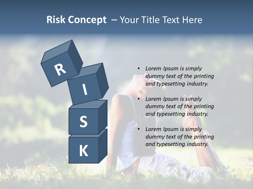 Female Peace  PowerPoint Template