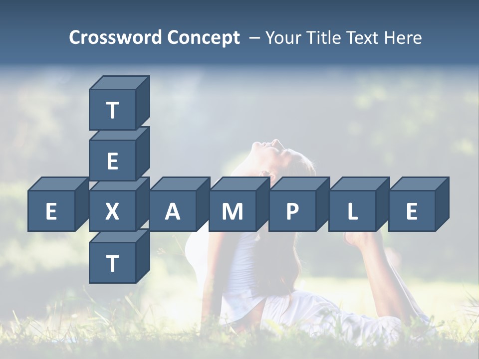 Female Peace  PowerPoint Template