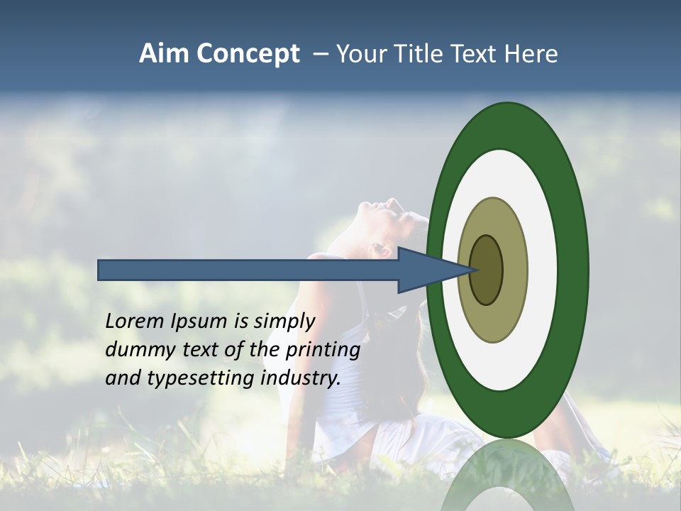 Female Peace  PowerPoint Template