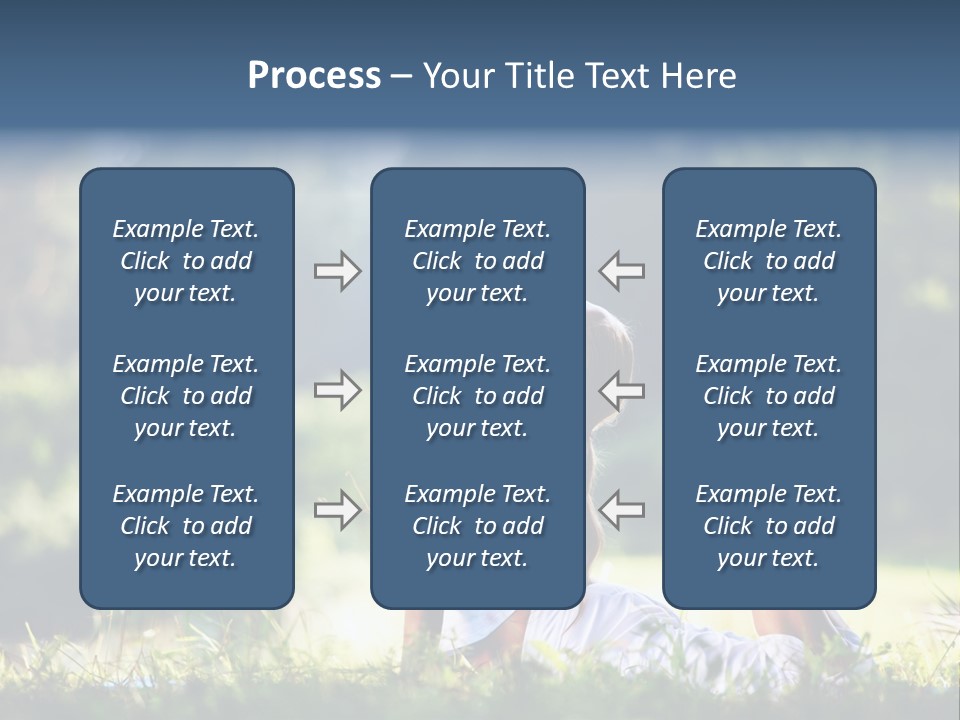 Female Peace  PowerPoint Template