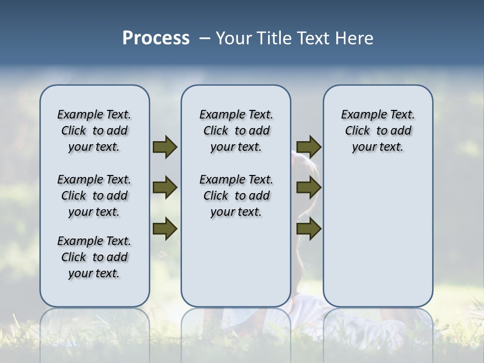Female Peace  PowerPoint Template