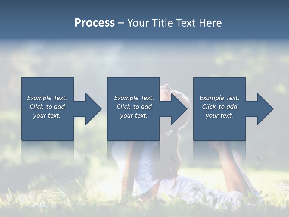 Female Peace  PowerPoint Template