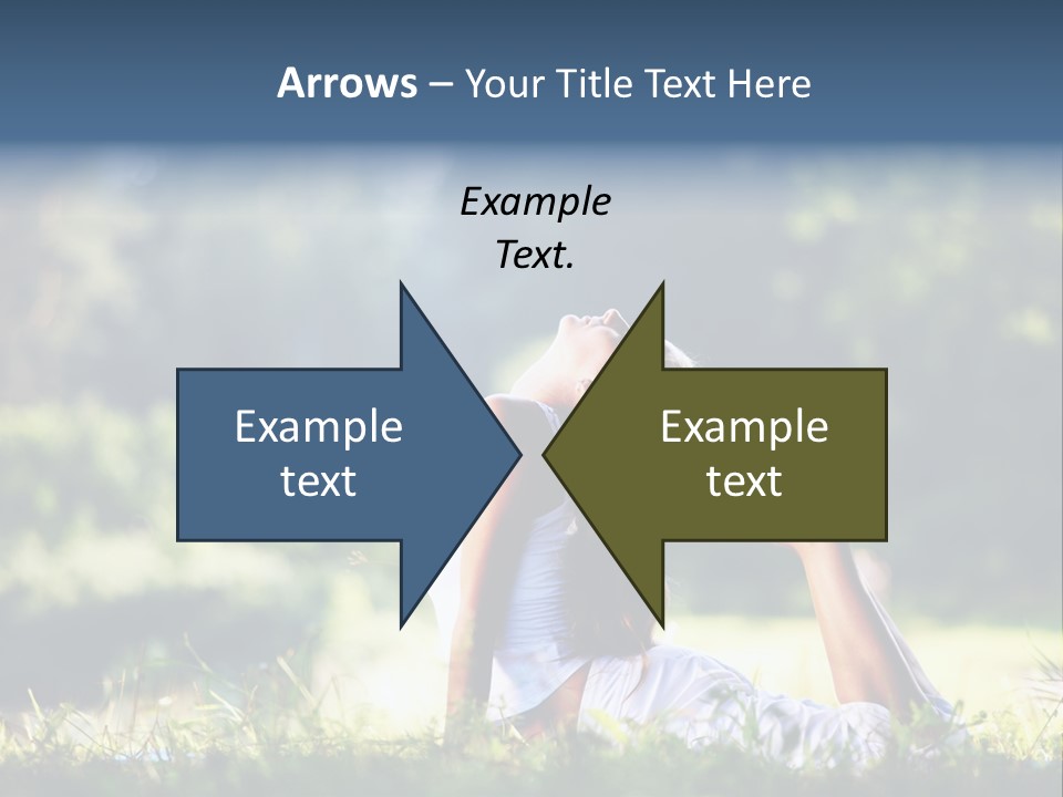 Female Peace  PowerPoint Template