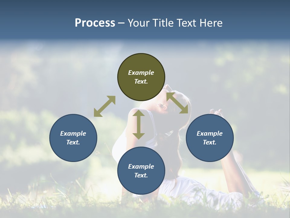 Female Peace  PowerPoint Template