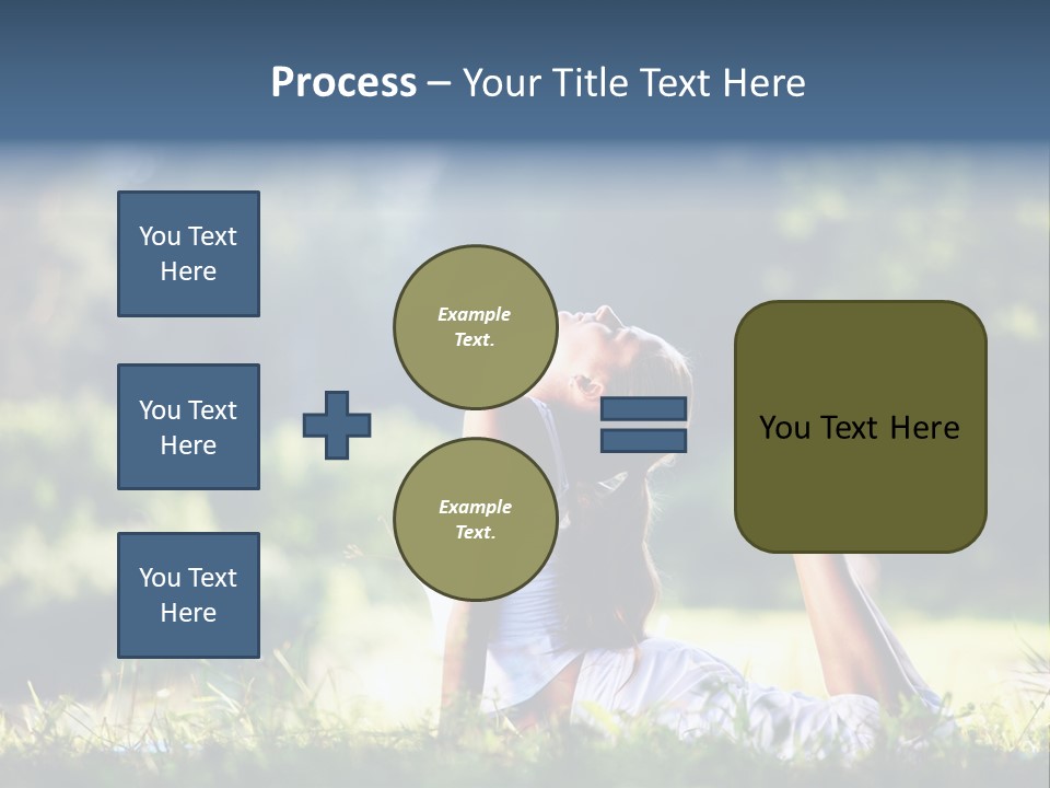Female Peace  PowerPoint Template