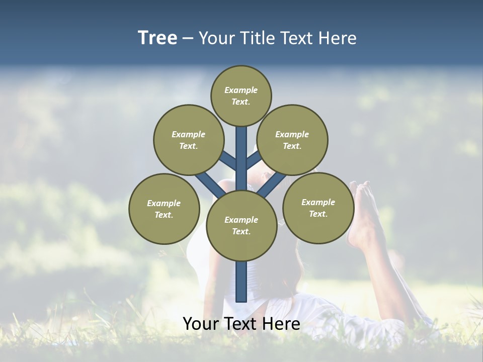 Female Peace  PowerPoint Template