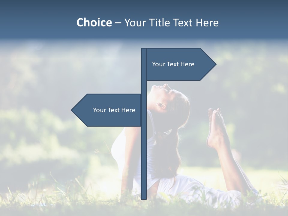 Female Peace  PowerPoint Template