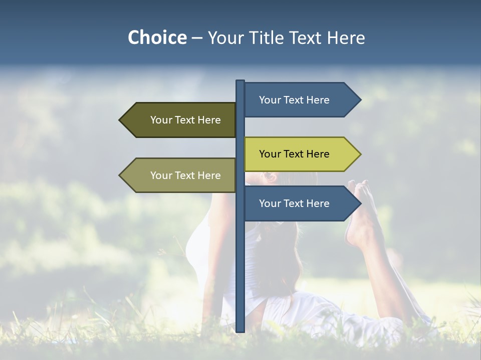 Female Peace  PowerPoint Template