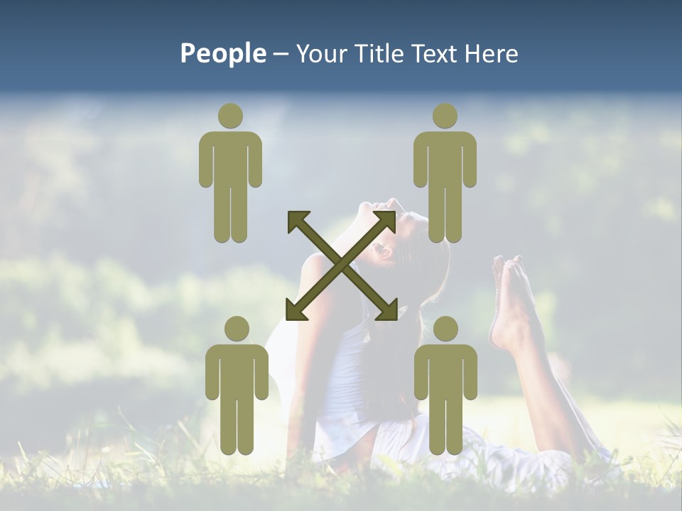 Female Peace  PowerPoint Template