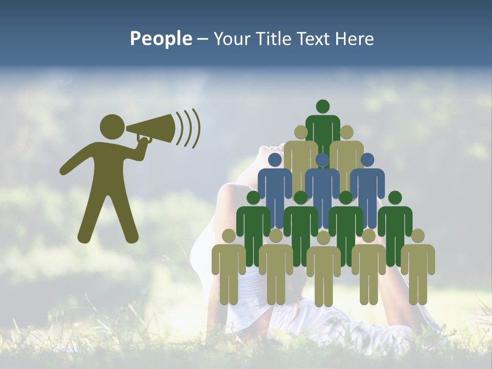 Female Peace  PowerPoint Template