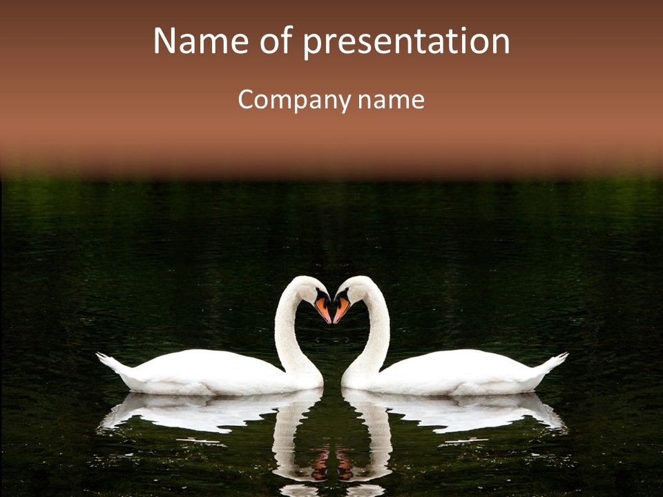 White Fauna Animal PowerPoint Template