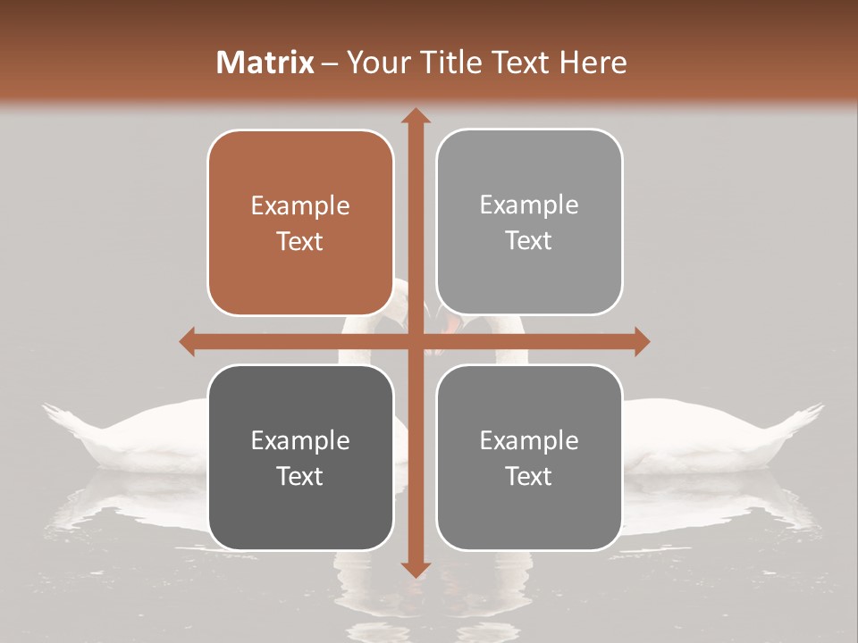 White Fauna Animal PowerPoint Template