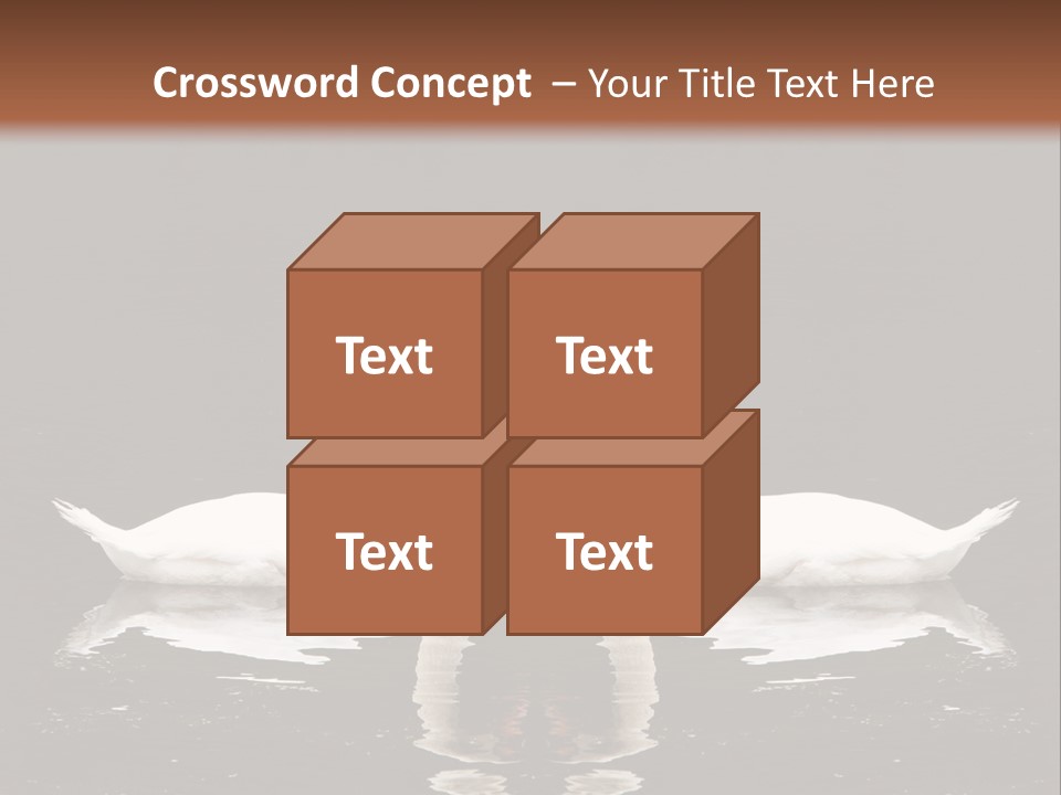 White Fauna Animal PowerPoint Template