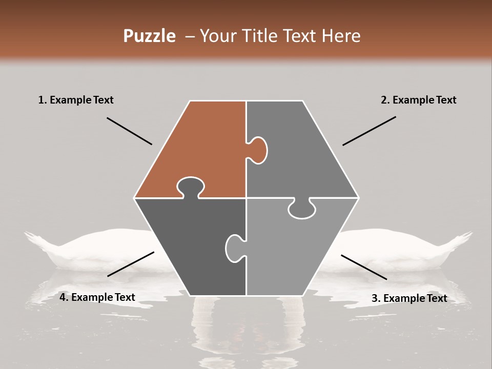 White Fauna Animal PowerPoint Template