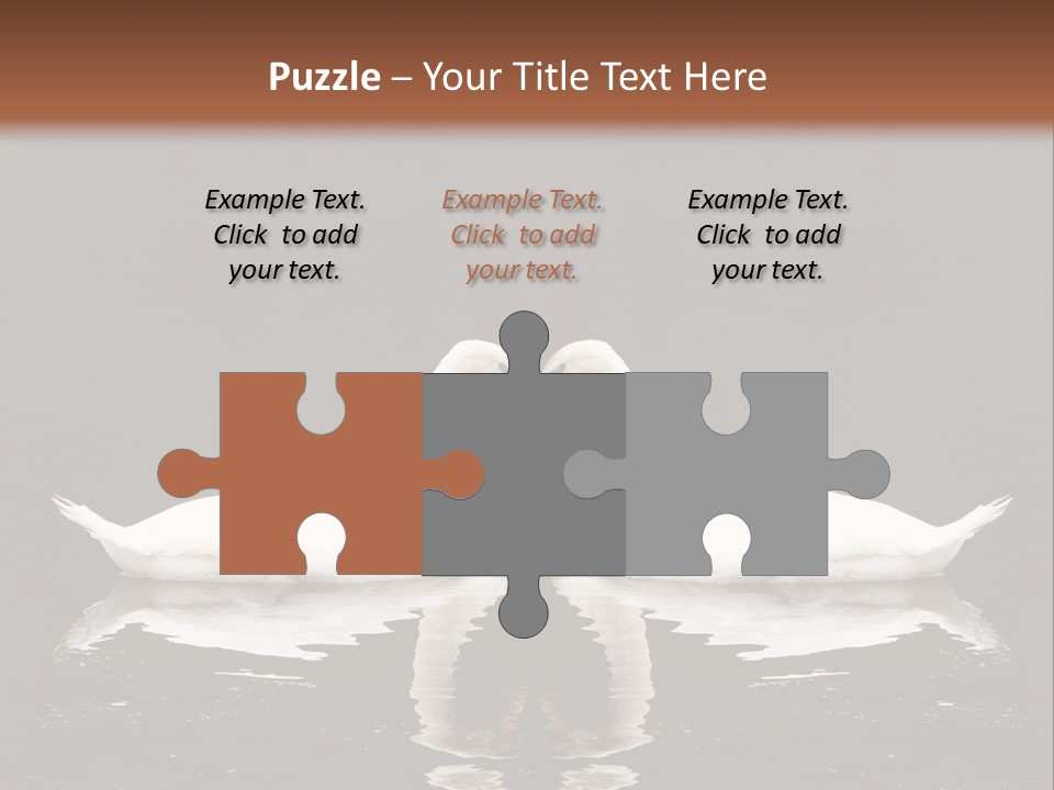 White Fauna Animal PowerPoint Template