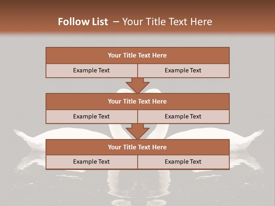 White Fauna Animal PowerPoint Template