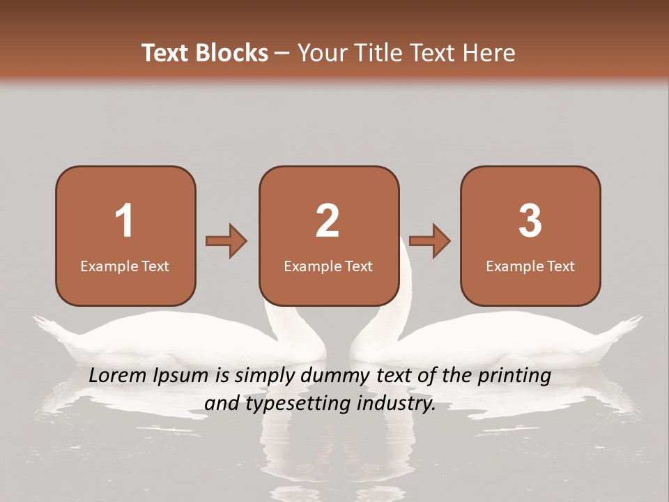 White Fauna Animal PowerPoint Template