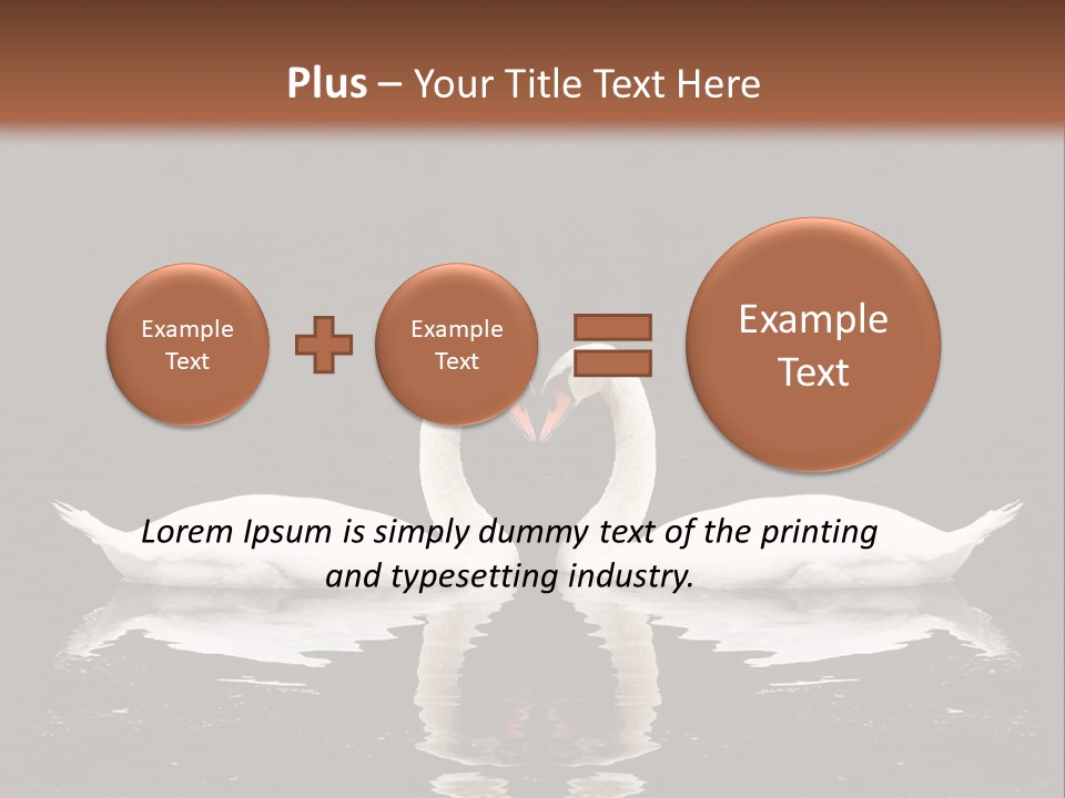 White Fauna Animal PowerPoint Template