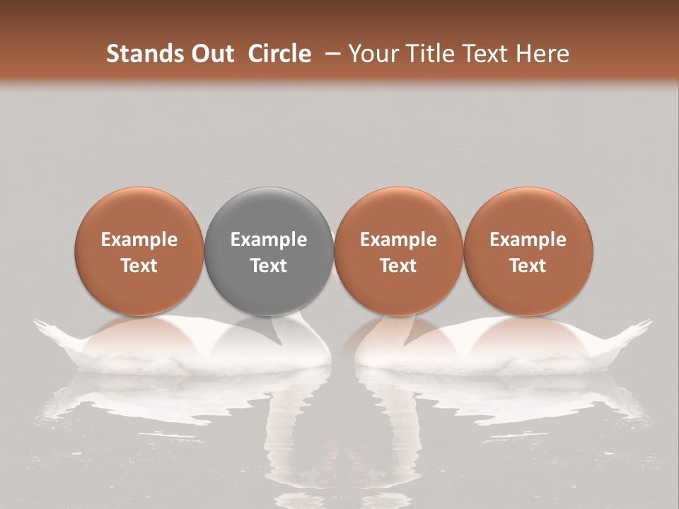 White Fauna Animal PowerPoint Template