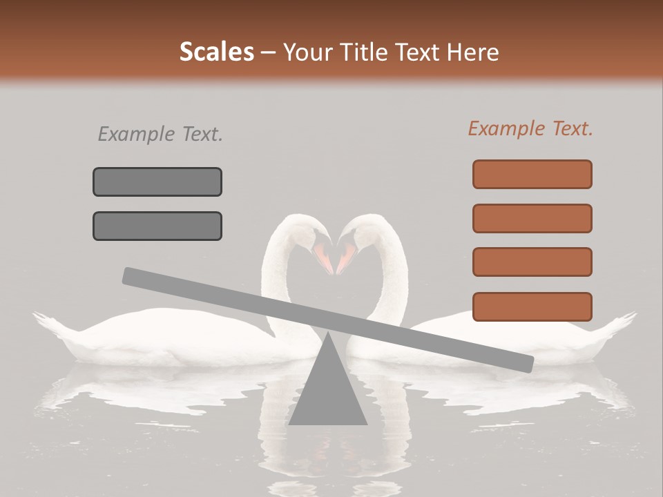 White Fauna Animal PowerPoint Template