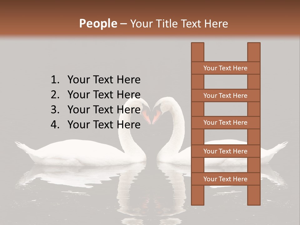 White Fauna Animal PowerPoint Template