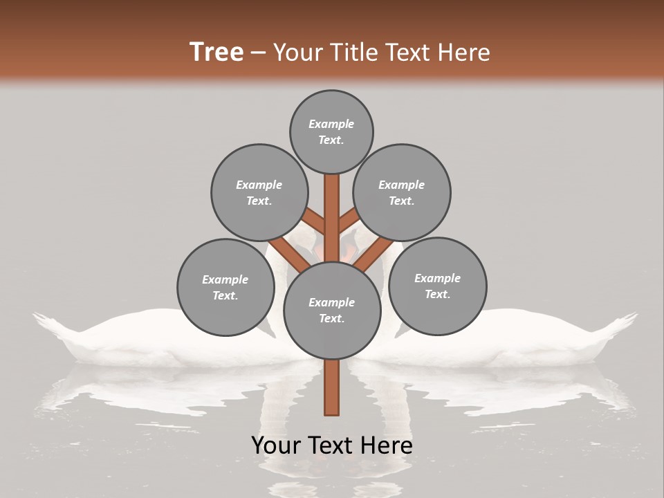 White Fauna Animal PowerPoint Template