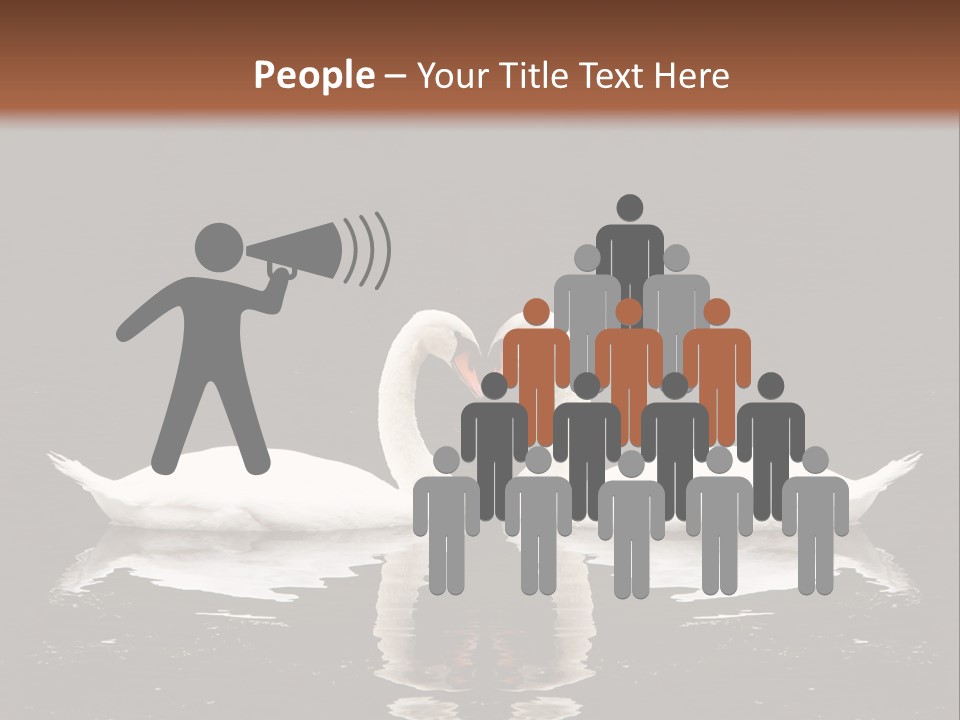 White Fauna Animal PowerPoint Template