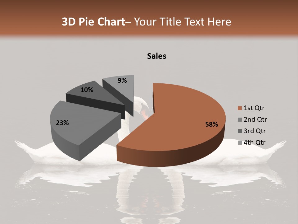 White Fauna Animal PowerPoint Template
