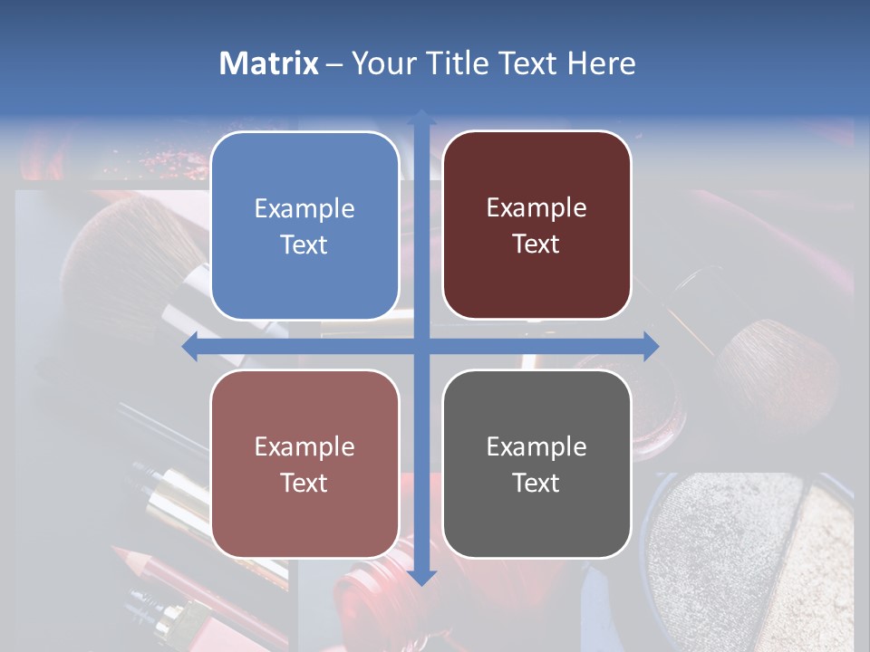 Makeup Collage PowerPoint Template