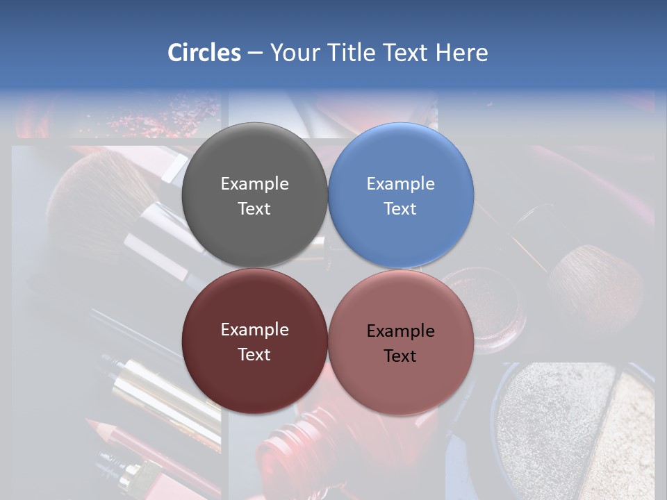 Makeup Collage PowerPoint Template