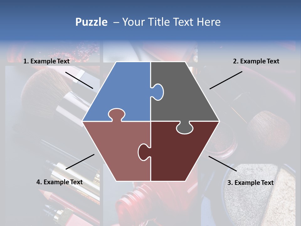 Makeup Collage PowerPoint Template