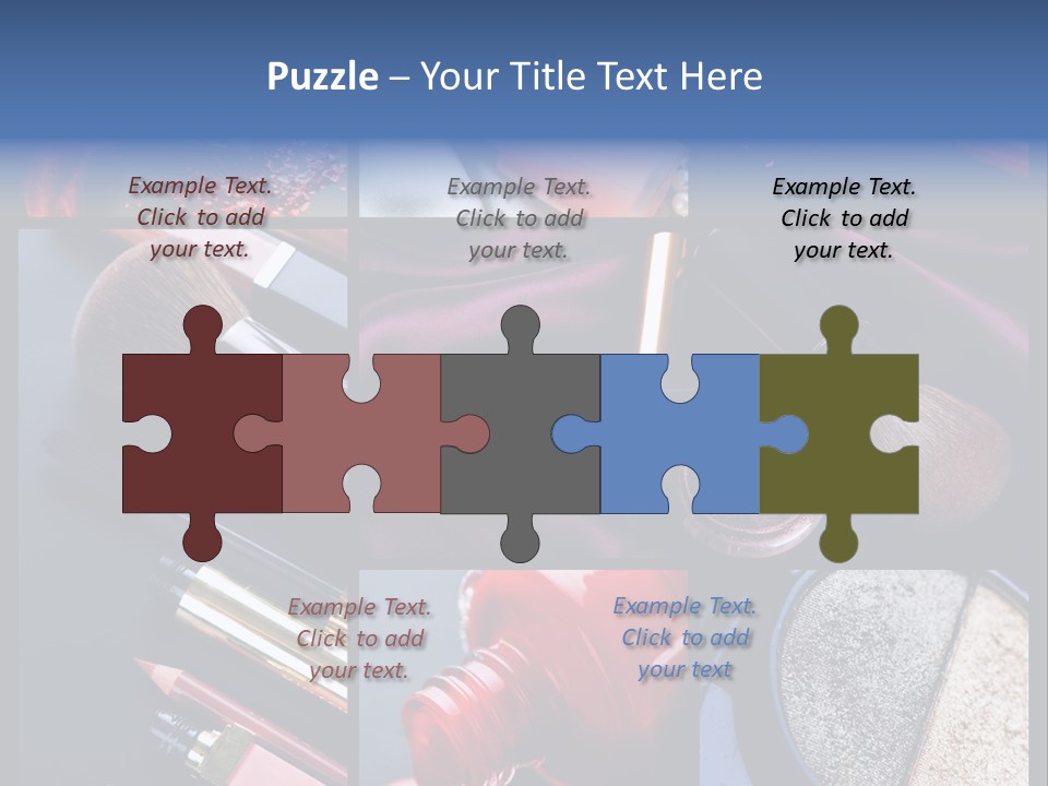 Makeup Collage PowerPoint Template