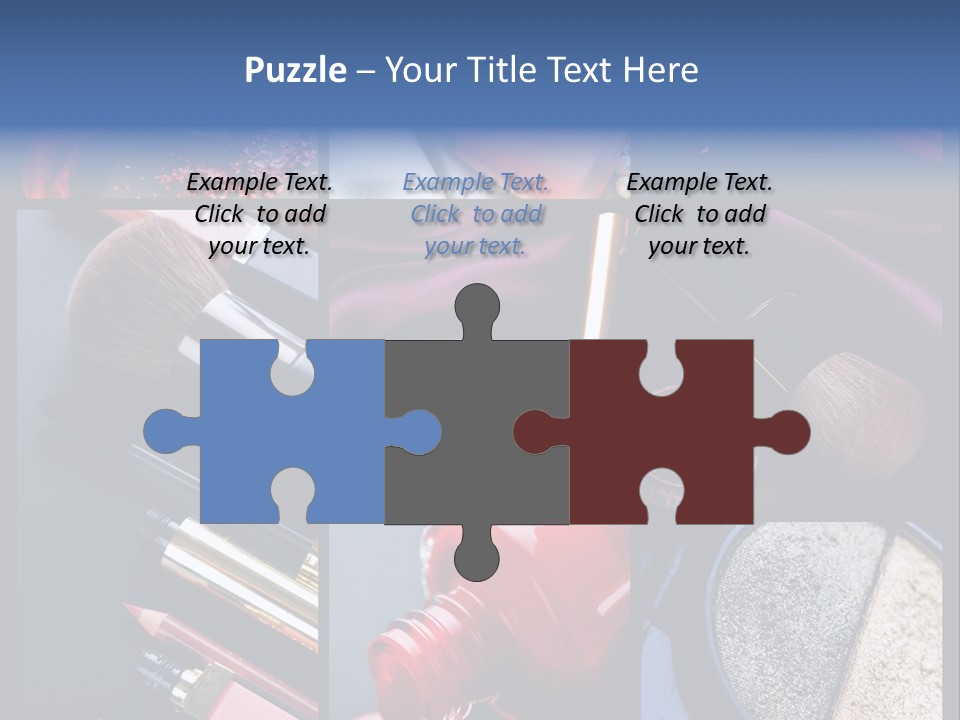 Makeup Collage PowerPoint Template