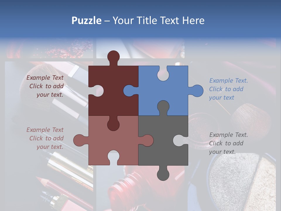 Makeup Collage PowerPoint Template