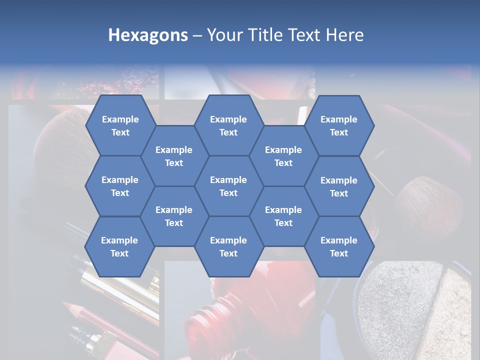 Makeup Collage PowerPoint Template