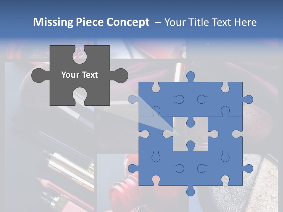 Makeup Collage PowerPoint Template