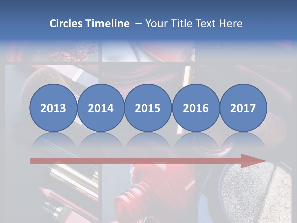 Makeup Collage PowerPoint Template