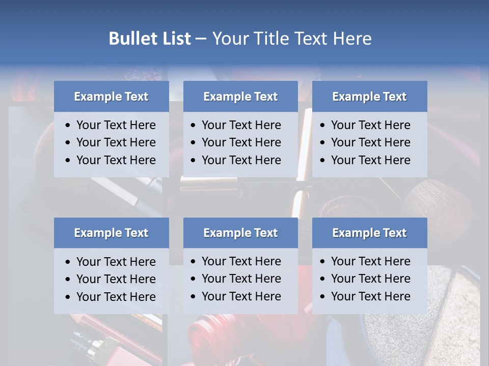 Makeup Collage PowerPoint Template