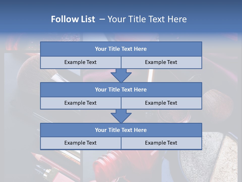 Makeup Collage PowerPoint Template
