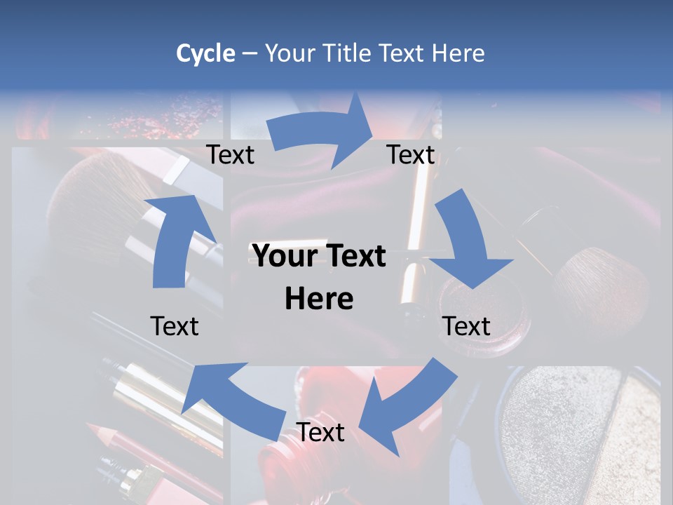 Makeup Collage PowerPoint Template