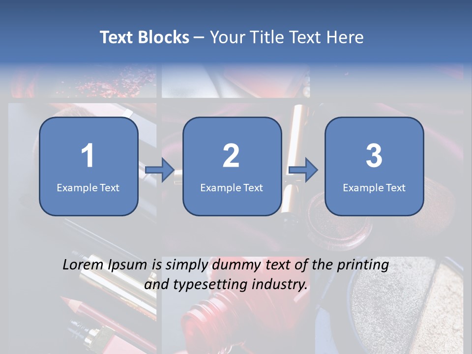 Makeup Collage PowerPoint Template