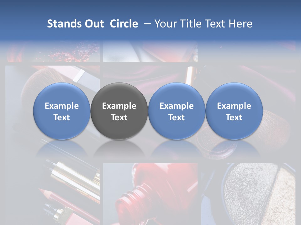 Makeup Collage PowerPoint Template