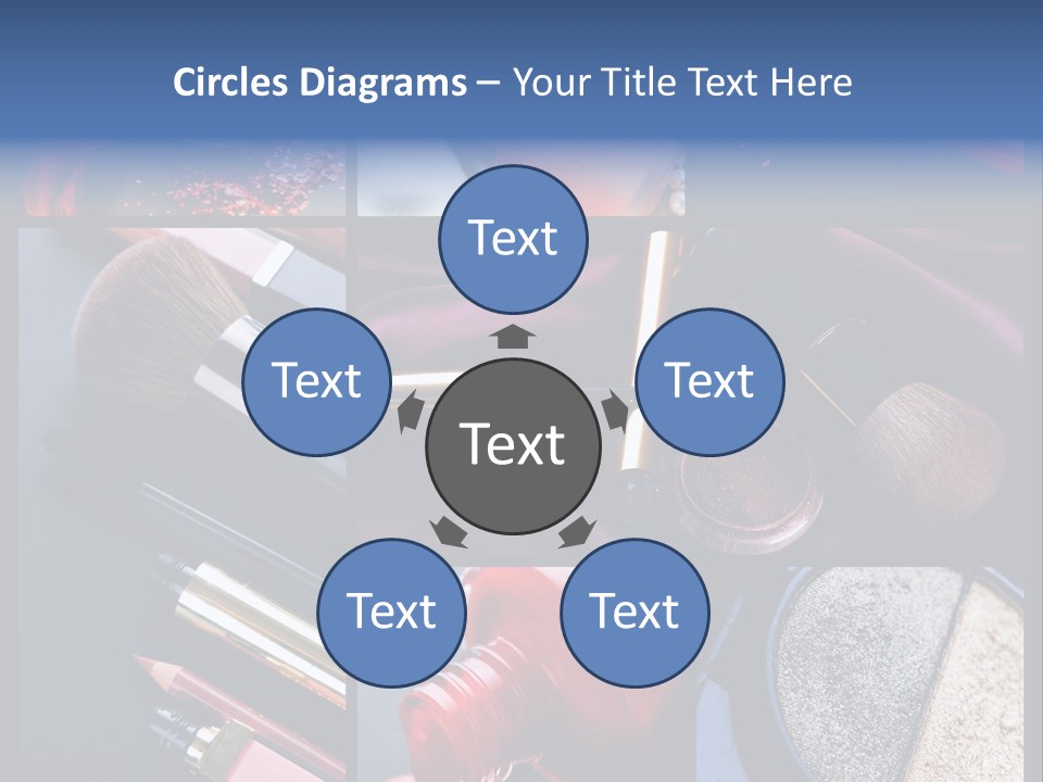 Makeup Collage PowerPoint Template