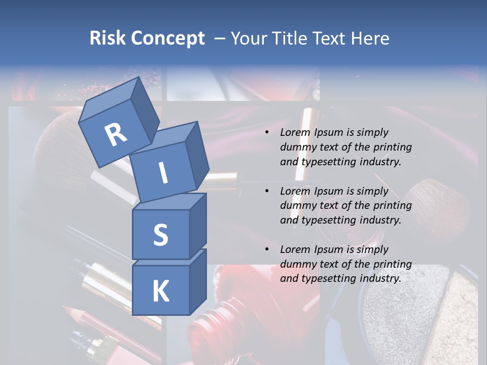 Makeup Collage PowerPoint Template