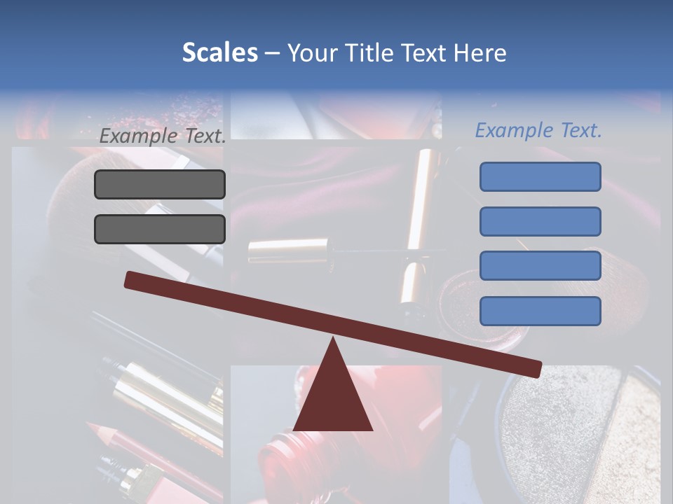Makeup Collage PowerPoint Template